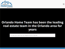Tablet Screenshot of orlando-hometeam.com